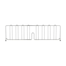 Metro DD30S Super Erecta 8" High Shelf Divider for Wire Shelves, Stainless Steel, 30"