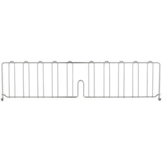 Metro DD36S Super Erecta 8" High Shelf Divider for Wire Shelves, Stainless Steel, 36"