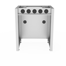 Erlab Fixed metal work bench for 481 models. Worktop required when purchasing a Benchcap.
