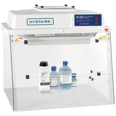 Mystaire MY-ISO5 32" wide vertical laminar flow workstation. Price includes HEPA filter, initial prefilter, fluorescent light and slip hatch. 110V AC - MY-VLF32