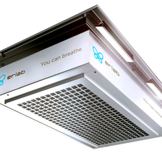 Erlab Halo for filtering VOC's and Acids equipped with acid sensor