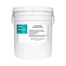 DuPont MOLYKOTE 44 High Temperature Bearing Grease, Light, Off-White 18 kg Pail - 44 LGHT GRSE 18KG PAIL