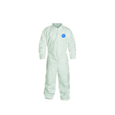 Dupont Tyvek Coveralls 400, Elastic Wrists/Ankles, White 25/Cs Large - TY125S-LG