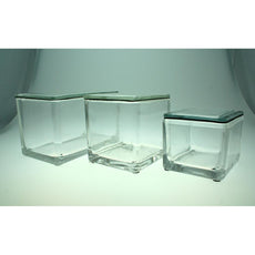 C & A Scientific STAINING DISH w/Cover CUBE APRX. 4"SQ OD - M6549-3