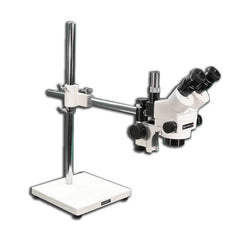 Meiji Techno EMZ-8TRH + MA522 + F + S-4200 (7X – 45X) Stand Configuration System, Working Distance: 104mm (4.09″)