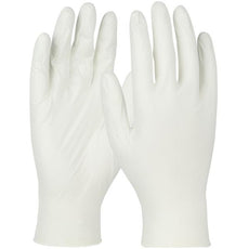 9" White Nitrile Ambi   QUALATRILE ESD  ISO 5 (M3.5/CL100), White, X-Small - ESD0950