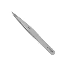 Excelta Tweezers - Straight Strong Medium Point - Carbon Steel - 00-SE