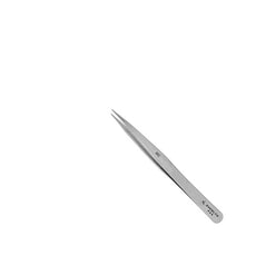 Excelta Tweezers - Straight Strong Semi-Fine Point - Carbon Steel  - 00C