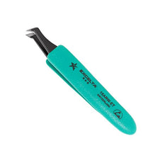 Excelta Tweezers - Cutting - Angulated - Carbon Steel - Ergonomic  - 15A-RW-ET