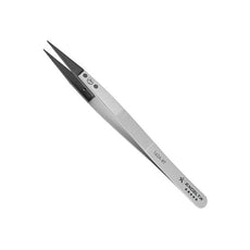 Excelta Tweezers - Replaceable Tip - Straight - Peek Tips - 162A-RT