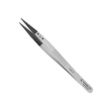 Excelta Tweezers - Replaceable Tip - Straight - Peek Tips - 162B-RT