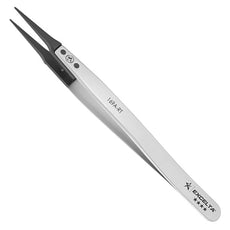 Excelta Tweezers - .020" Wide Replaceable Tip - Straight - - Carbon Fiber Tips - 169A-RT