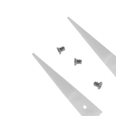 Excelta Tweezers - Replaceable Tip - Straight - Acetal Tips - 169C-RTW