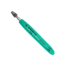 Excelta Pin Vise - Straight - Brass - Ergo Handle - 0 - .015"  - 227A-ET