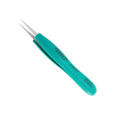 Excelta Tweezers - Straight Extreme Precision Very Fine Point - Cobalt - Ergonomic   - 3-CO-ET
