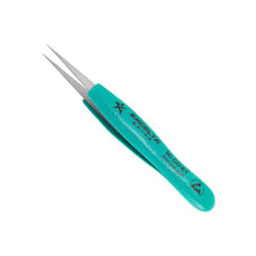 Excelta Tweezers - Straight Very Fine Point - Cobalt - Ergonomic - 3C-CO-ET