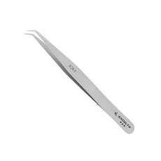 Excelta Tweezers - Very Fine Point - Bent SS - 3CB-S