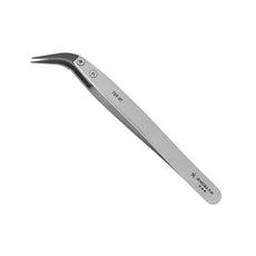 Excelta Tweezers - Replaceable Tip - Curved Tip - Carbon Fiber Tips - 759-RT