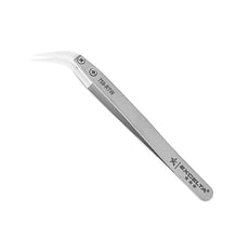 Excelta Tweezers - Replaceable Acetal .012" x .025" Tip - Curved - 759-RTW