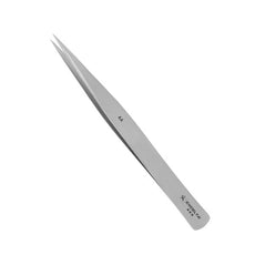 Excelta Tweezers - Straight Medium Point - Carbon Nickel Plated  - AA