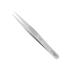 Excelta Tweezers - Straight Medium Point - Miniature - Carbon Steel   - M-AC