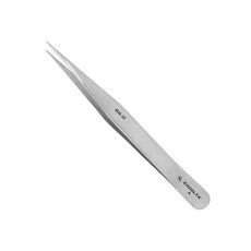 Excelta Tweezers - Straight Strong Fine Point - Carbon Steel  - MM-SE