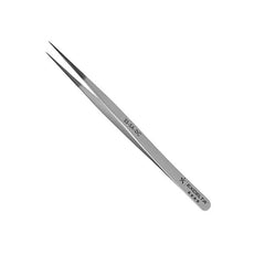 Excelta Tweezers - Straight Slim Very Fine Point - Anti-Mag. SS - Diamond Coated - SS-SA-DC