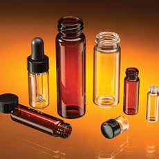 Vial 1/2 Dram AMBER 8mm 144/CS