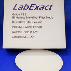 Grade TSS cut to 2.1cm diameter - 100/pk Binderless glass microfiber for determination of total suspended solids - TSS2100