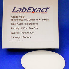 Grade VSS® cut 2.1cm diameter - 100/pk Binderless glass microfiber, high heat up to 550°C for volatile suspended solids - VSS2100