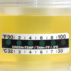 Thermometer Strips, Graduated in both Fahrenheit (90-100¬∞) and Celsius (32-38¬∞)-112214