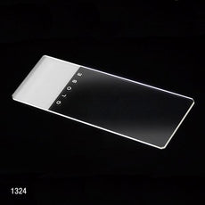 Microscope Slides, Glass, 25 x 75mm, 90¬∞ Ground Edges with Safety Corners, Frosted, 1 End, 1 Side, 72/Box, 20 Boxes/Case (10 Gross)-1324