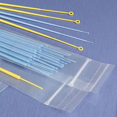 Inoculation Loop, Flexible, 1uL, Calibration Certificate, STERILE, PS, Blue, 25/Zipper Closure Bag, 40 Bags/Unit -2871-25