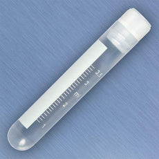 CryoCLEAR vails, 4.0mL, STERILE, Internal Threads, Attached Screwcap with Co-Molded Thermoplastic Elastomer (TPE) Sealing Layer, Round Bottom, Printed Graduations, Writing Space and Barcode, 50/Bag, 10 Bags/Case-3004