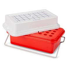 Mini Cooler, 0¬∞C, 32-Place (4x8) for 1.5mL Tubes, Red, with Gel Filled Cover-454003GC