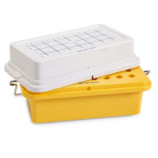 Mini Cooler, -20¬∞C, 32-Place (4x8) for 1.5mL Tubes, Yellow, with Gel Filled Cover-454023GC