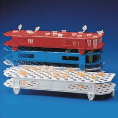 Snap-N-Rack Tube Rack for 1.5mL and 2.0mL Microcentrifuge Tubes, 100-Place, PP, White-456303