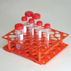 Rack, for 15mL and 50mL Centrifuge Tubes, ABS, Orange, 5/Pack-456930-5