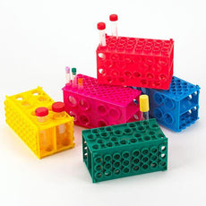 TUFFBLOK XL Tube Rack, 4-Way, PP, Orange, 5/Pack-456945N