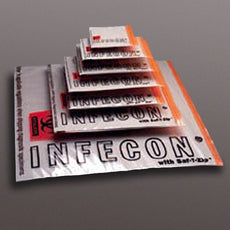 Bag, Infecon Liquid Tight Zipper Bag with Pocket and Printed Bio-Hazard Symbol, PE, 9 x 12", 250/Bag, 4 Bags/Unit-4762