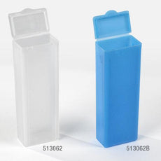 Slide Mailer, Polypropylene, Flip Top, for 5 Slides, Blue, 100/Pack, 10 Packs/Unit-513062B