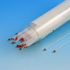 Capillary Tube, Microhematocrit, 100% PLASTIC, Red Tip, Sodium Heparinized, 100/Vial, 10 Vials/Unit-51686