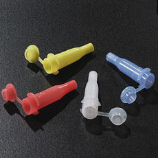 HORIBA ABX: Sample Cup with Cap for Cobas Mira, Bio, Fara and Horiba ABX analzyers, Yellow-6500Y