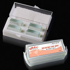 Microscope Cover Glass, 24mm x 60mm, # 1 Thickness, 1 oz./Vacuum Pack, 10 Packs/Box (10 oz.)-1419-10
