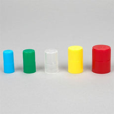 Diamond Culture Tube Cap for 25mm Glass Culture Tubes, PP, Blue, 100/Bag, 5 Bags/Carton-118158B