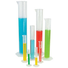 Cylinder, Measuring, Diamond Essentials, Class B, PMP, Molded Graduations, tall form, 100mL-3703-100