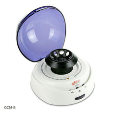 Centrifuge, Mini, 8-Place, 7000rpm Fixed Speed, 240v, 50Hz, UK Plug, Blue Lid (Includes: 8-Place Rotor for 1.5mL/2.0mL Tubes, 2 x 8 Place Rotor for PCR Tubes/Strips and both Sleeves)-GCM-B-UK
