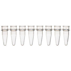 0.2mL 8-Strip Tubes, No Caps, Natural-PCR-02S