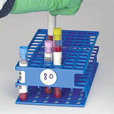 Wireless Tube Rack with RFID for CapTrack CT1 and CT2 models - Half size, 13mm, 36 place, Green-456445G-R