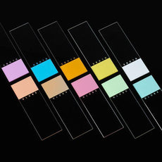** SPECIAL ORDER COLOR ** Microscope Slides, Diamond White Glass, 25 x 75mm, 45¬∞ Beveled Edges, Clipped Corners, GREEN Frosted, 72/Box, 20 Boxes/Case (10 Gross)-1384-50G